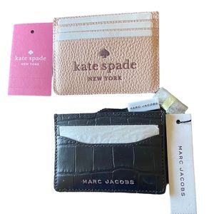 NEW * Kate Spade & Marc Jacobs Card Holders
